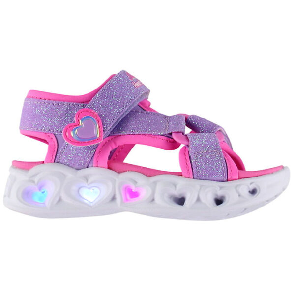 Skechers Sandaler - Heart Lights - Lavender/Pink
