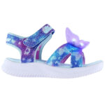 Skechers Sandaler m. Lys - Butterfly Brites - Blue/Multi