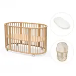 Sleepi inkl. madras, lagen og sengerand - Natur