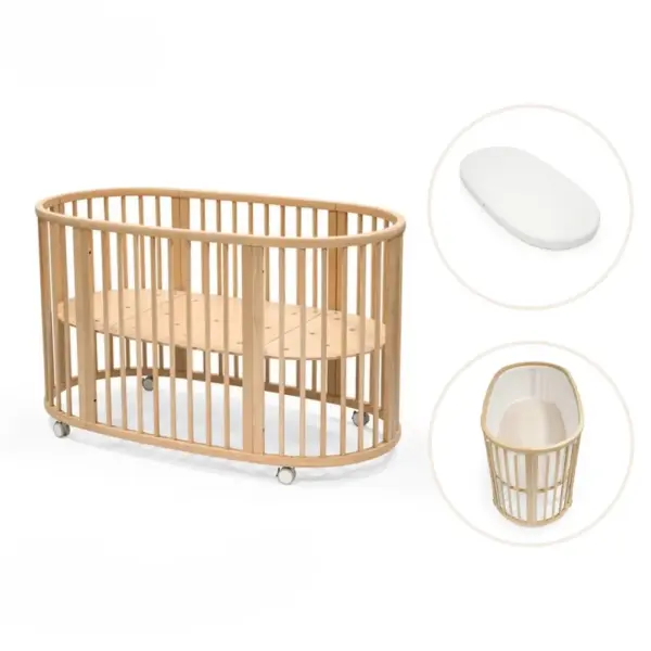 Sleepi inkl. madras, lagen og sengerand - Natur