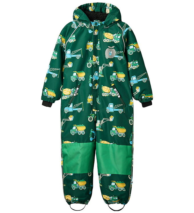 Småfolk Flyverdragt - Evergreen m. Køretøjer