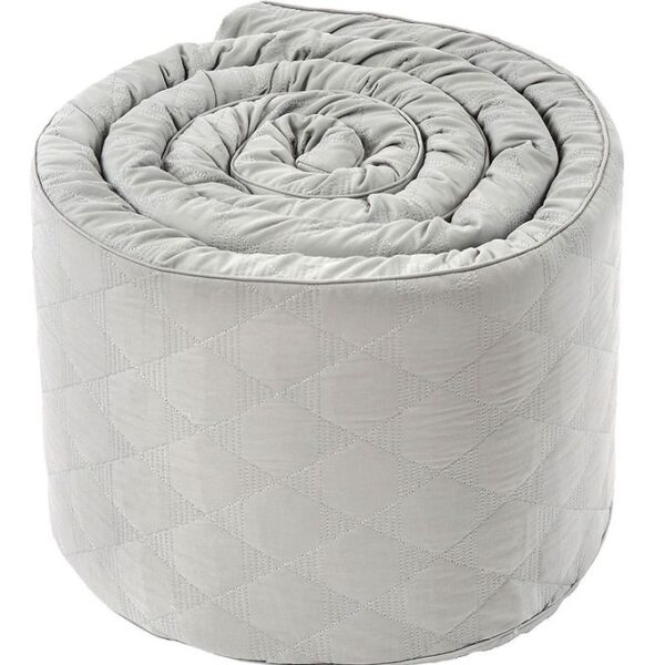 Smallstuff Sengerand - Quilted - Soft Grey