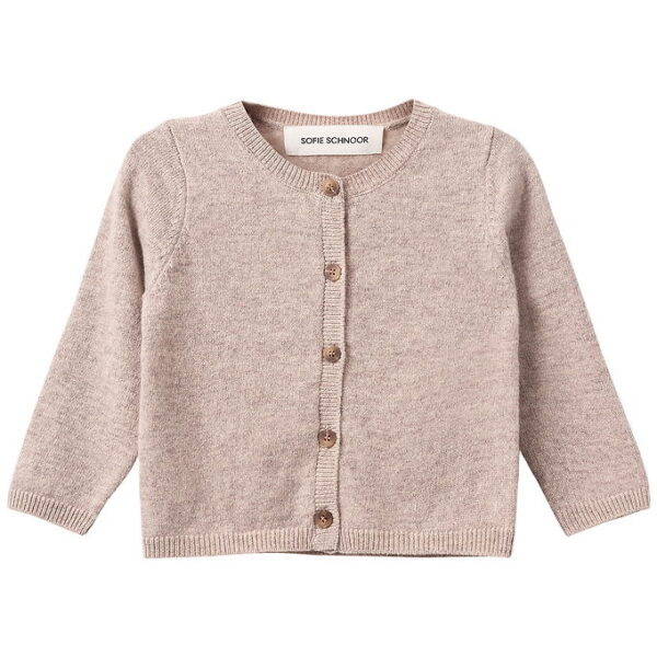 Sofie Schnoor Cardigan - Strik - Uld - Cisse - Brown Melange