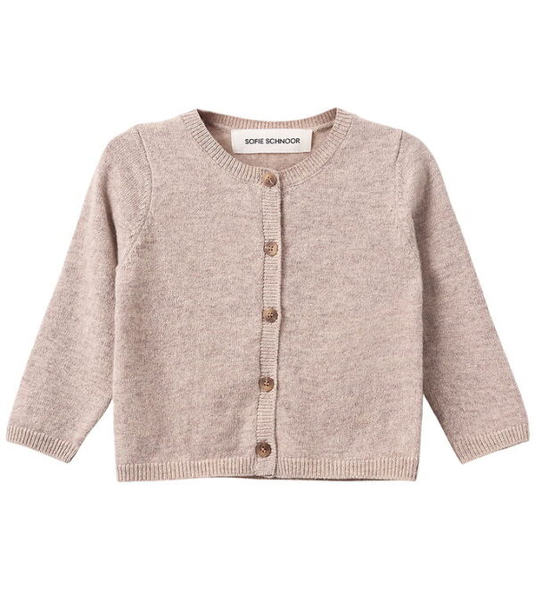 Sofie Schnoor Cardigan - Strik - Uld - Cisse - Brown Melange