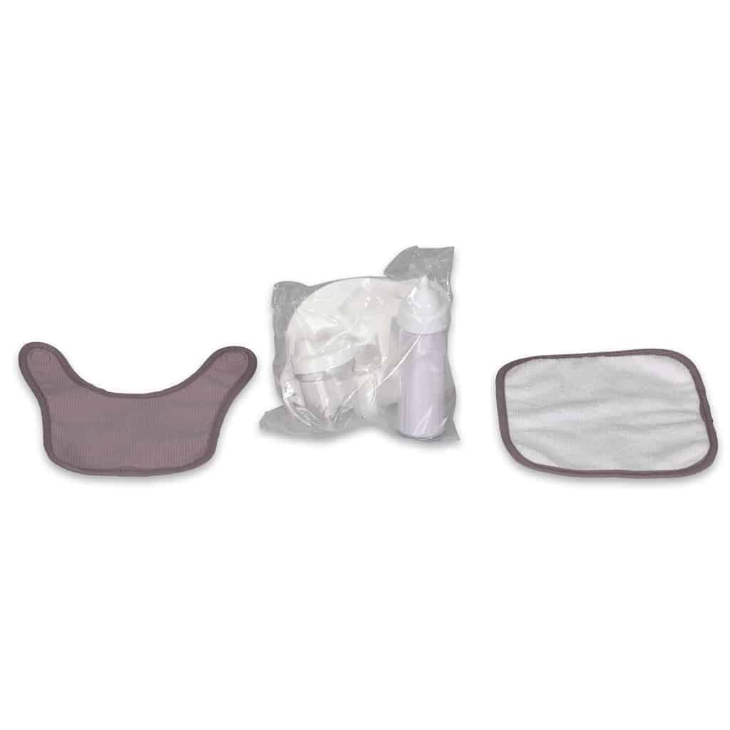 Spisesæt I Taske Fløjl - Syren