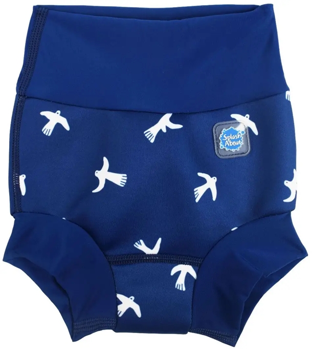 Splash About Badebukser - Happy Nappy - White Birds