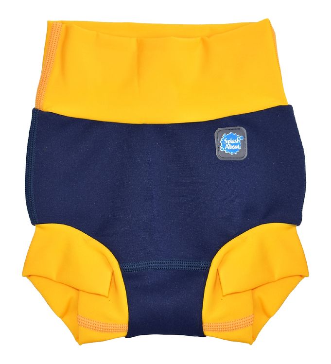 Splash About Blebadebukser - Happy Nappy Duo - Navy/Gul
