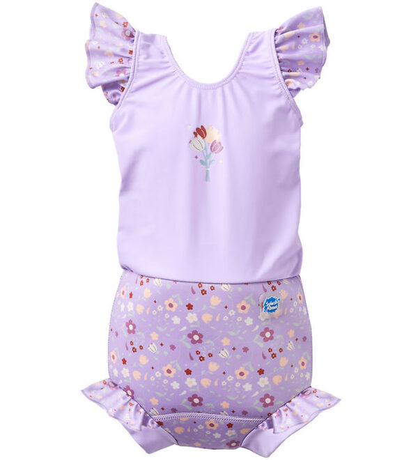 Splash About Blebadedragt - Happy Nappy Costume - Lilac Spring