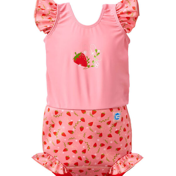 Splash About Blebadedragt - Happy Nappy Costume - Strawberry Fie