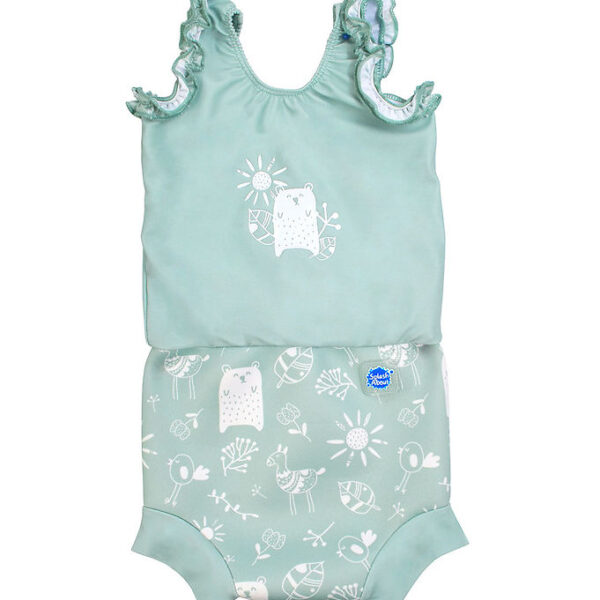 Splash About Blebadedragt - Happy Nappy - UV50+ - Sunny Bear