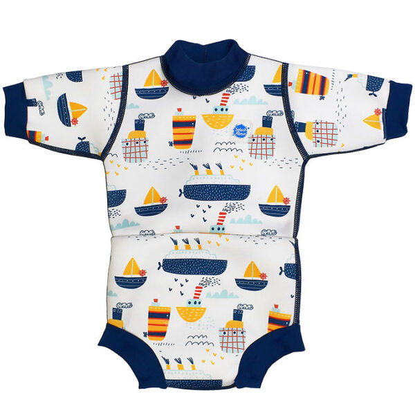 Splash About Våddragt - Happy Nappy - UV50+ - Tug Boat