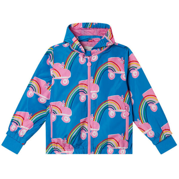 Stella McCartney Kids Jakke - Blå m. Rulleskøjter