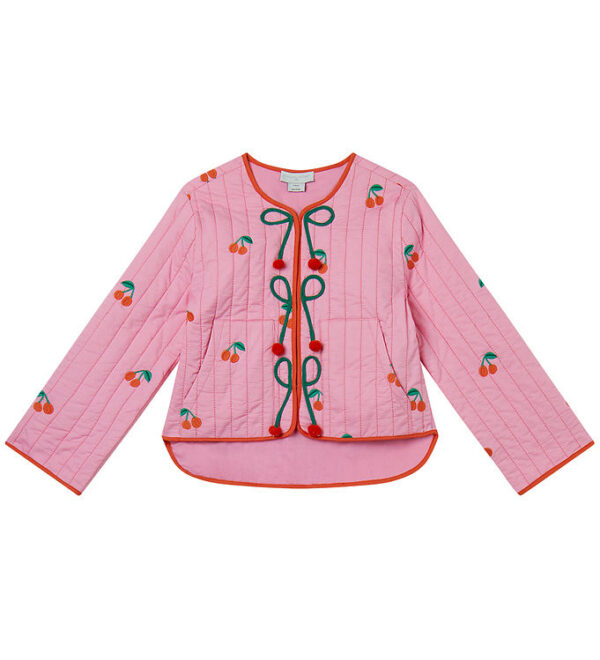 Stella McCartney Kids Jakke - Rosa m. Kirsebær Stella McCartney Kids Jakke - Rosa m. Kirsebær