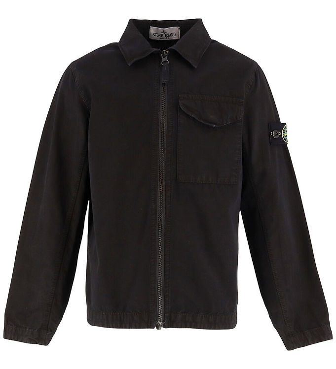 Stone Island Jakke - Overshirt - Sort