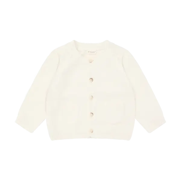 Strikket Cardigan - Antique White - 50