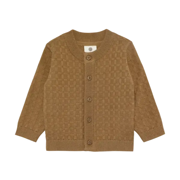 Strikket Cardigan - Tiger's Eye - 62