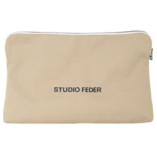 Studio Feder Toilettaske - Celia - Canvas - Sand Beige
