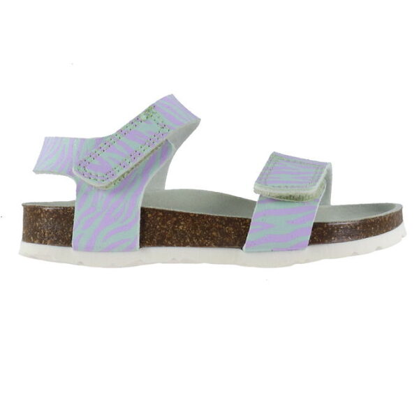 Superfit Sandaler -Fussbettpantoff - Grøn/Lilla