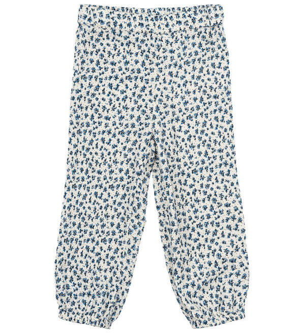 The New Siblings Bukser - TnstNikita - White Swan/Blå Blomst