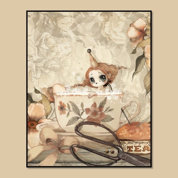 The Tea Bath Plakat 40x50 cm - Mrs. Mighetto