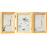 Tiny Love Aftryksæt - Hånd/Fod - Dobbeltramme - Wood