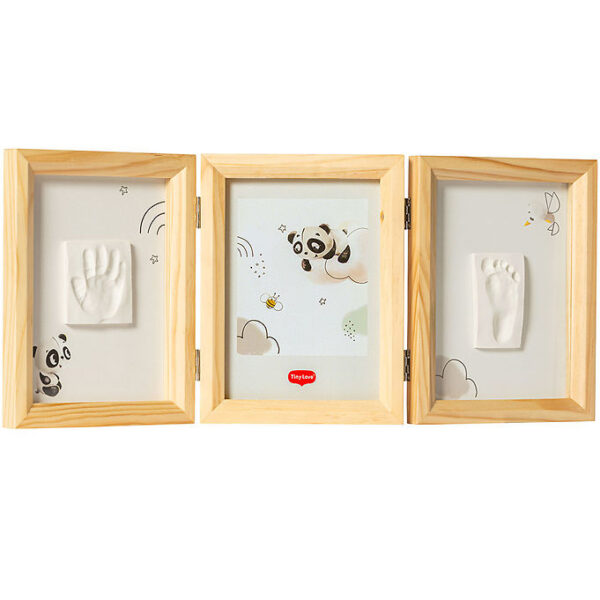 Tiny Love Aftryksæt - Hånd/Fod - Dobbeltramme - Wood