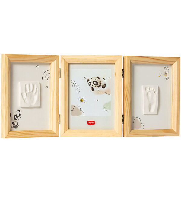 Tiny Love Aftryksæt - Hånd/Fod - Dobbeltramme - Wood