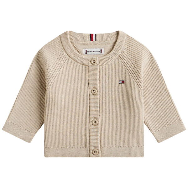 Tommy Hilfiger Cardigan - Strik - Regular - Gulf Sand/Beige