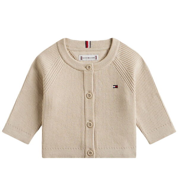 Tommy Hilfiger Cardigan - Strik - Regular - Gulf Sand/Beige