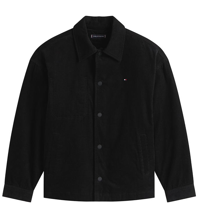 Tommy Hilfiger Fløjlsjakke - Overshirt - Sort
