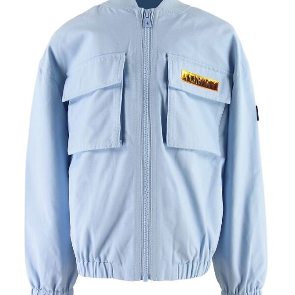 Tommy Hilfiger Jakke - Utility Bomber - Lyseblå