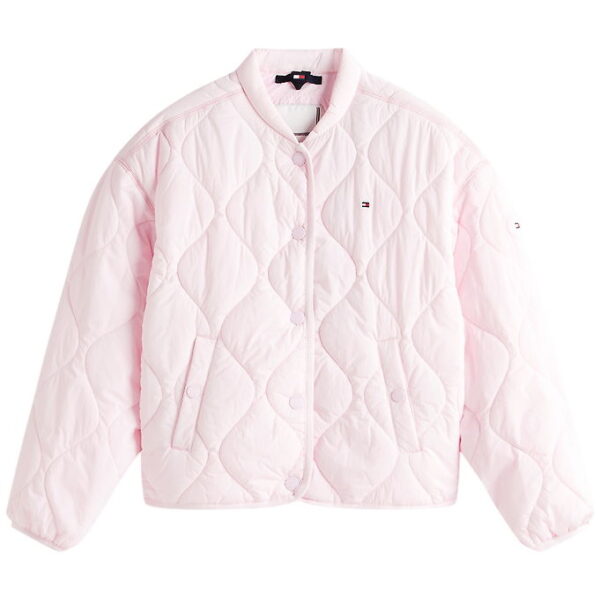 Tommy Hilfiger Overgangsjakke - Quiltet - Pearly PinkPink
