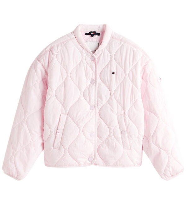 Tommy Hilfiger Overgangsjakke - Quiltet - Pearly PinkPink