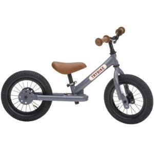 TryBike Løbecykel - Steel - Grå