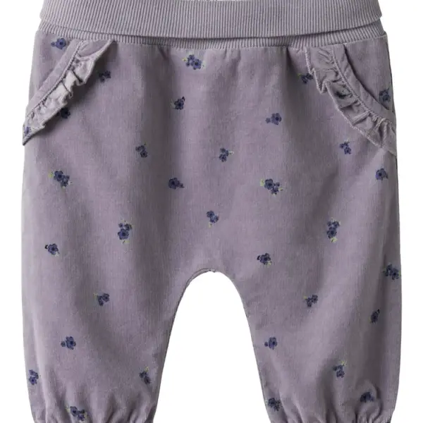 Tullia Cord Bukser - Lavender gray - 68