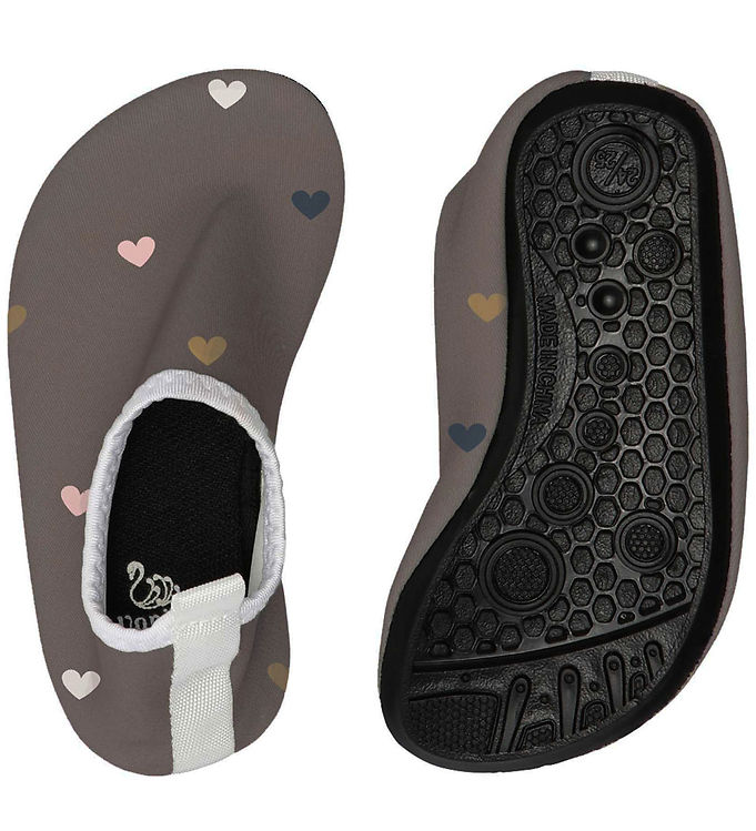 Vanilla Copenhagen Badesko - Wood m. Hjerter