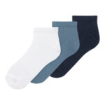 NAME IT 3-Pak Ankel Strømper Valde Spring Lake Bright White Navy Blazer