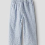 Lil Atelier Tessie Wide Pants - Zen Blue - 92 cm