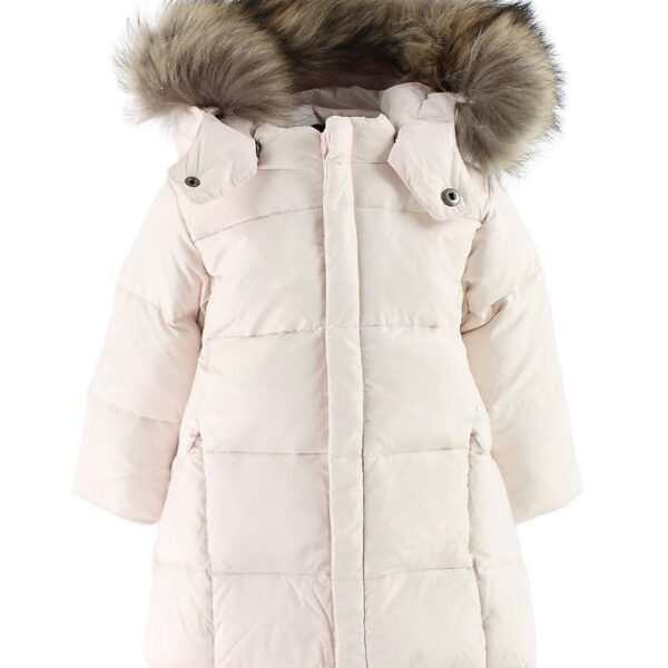 Ver de Terre Dunfrakke m. Pels - Pudder