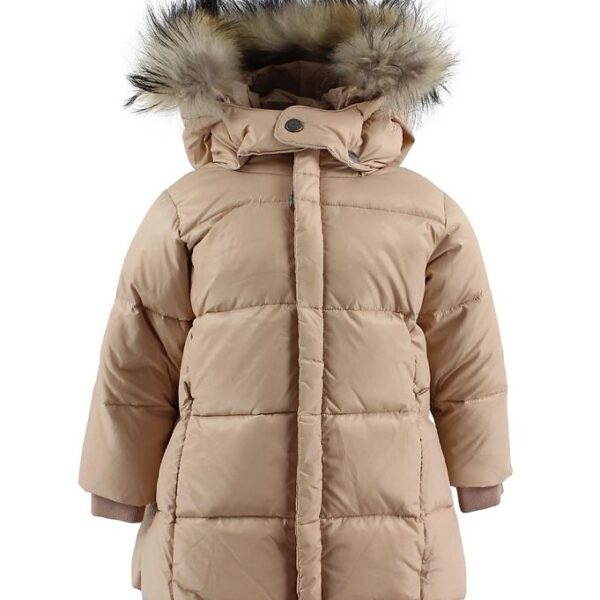 Ver de Terre Dunjakke m. Pels - Lys Rosa