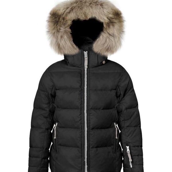 Ver de Terre Dunjakke m. Pels - Sort