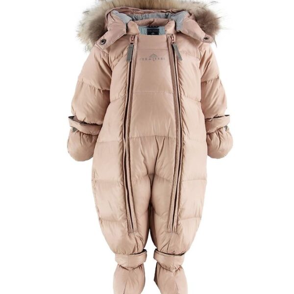 Ver de Terre Flyverdragt m. Pels - Dun - Mahogany Rose