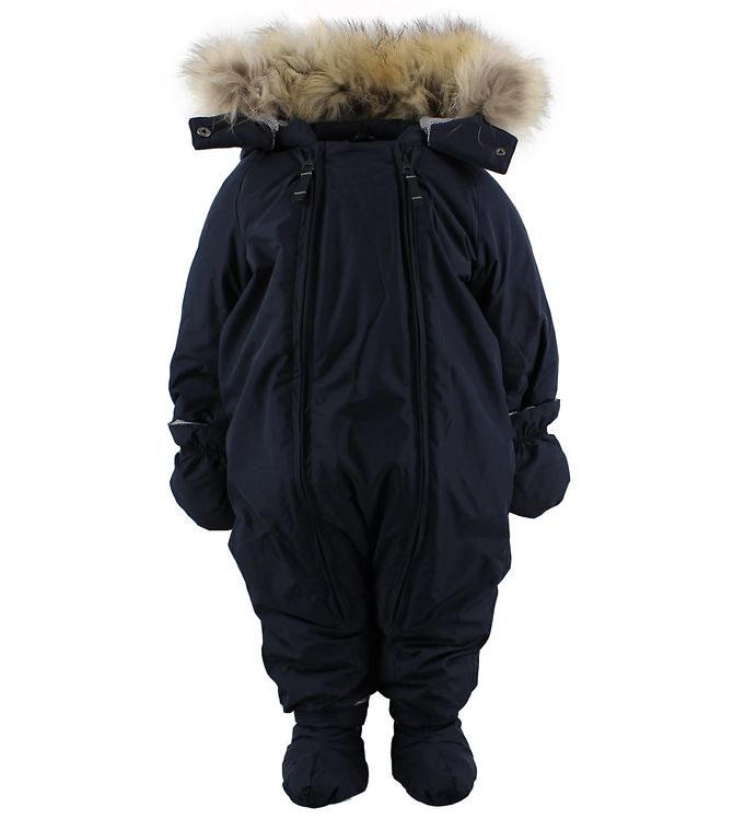 Ver de Terre Flyverdragt m. Pels - Navy