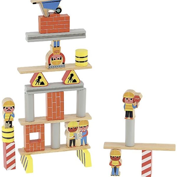 Vilac Balancespil - Træ - 27 Dele - Byggepladsen