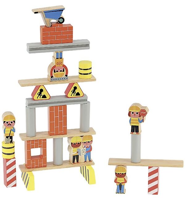 Vilac Balancespil - Træ - 27 Dele - Byggepladsen