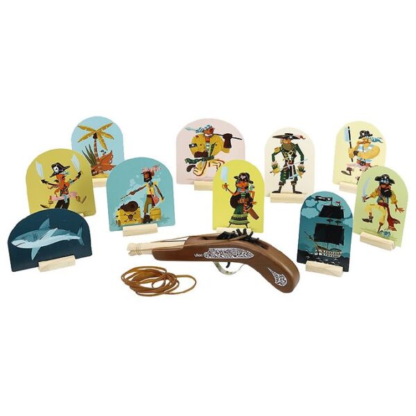 Vilac Elastikpistol - Træ - Pirat