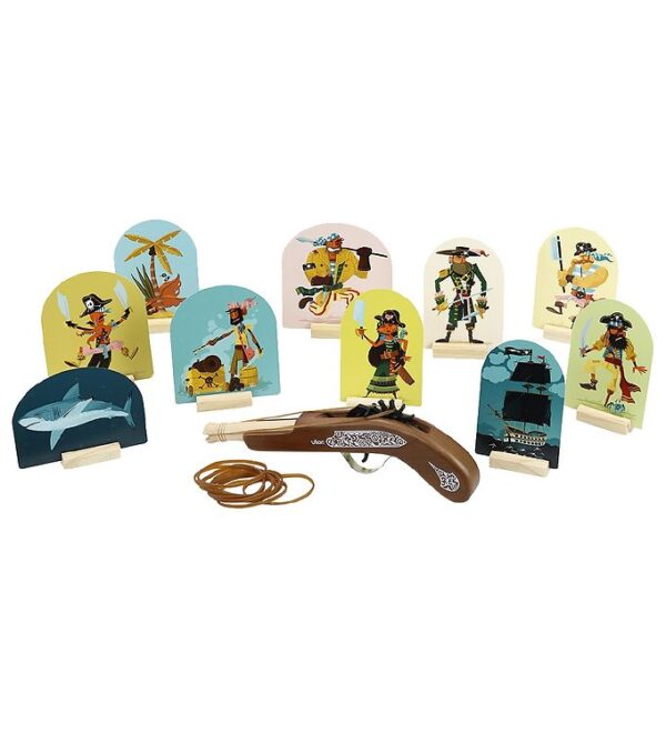 Vilac Elastikpistol - Træ - Pirat