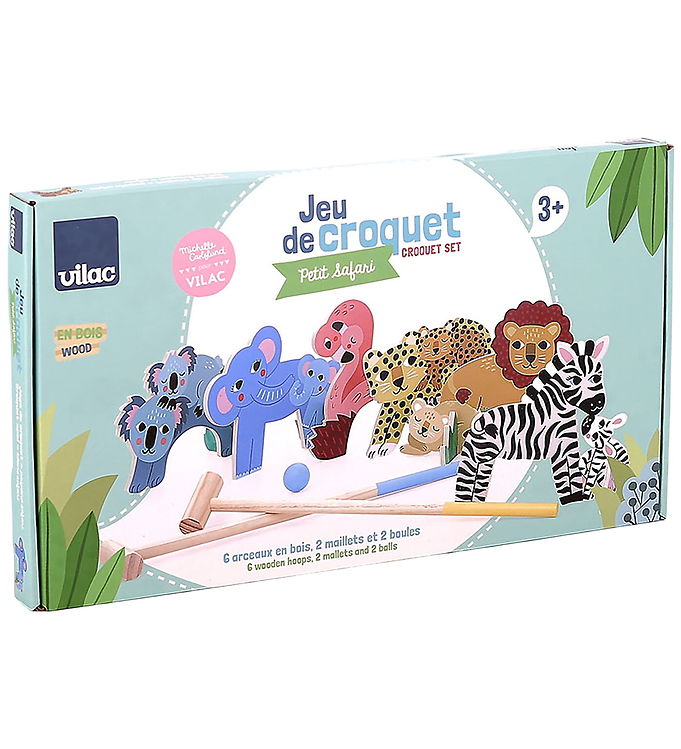 Vilac Kroket for 2 - Minisafari - Træ
