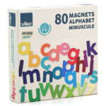 Vilac | Magnetbogstaver af træ - Små, 80 dele