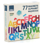 Vilac | Magnetbogstaver af træ - Store, 77 dele